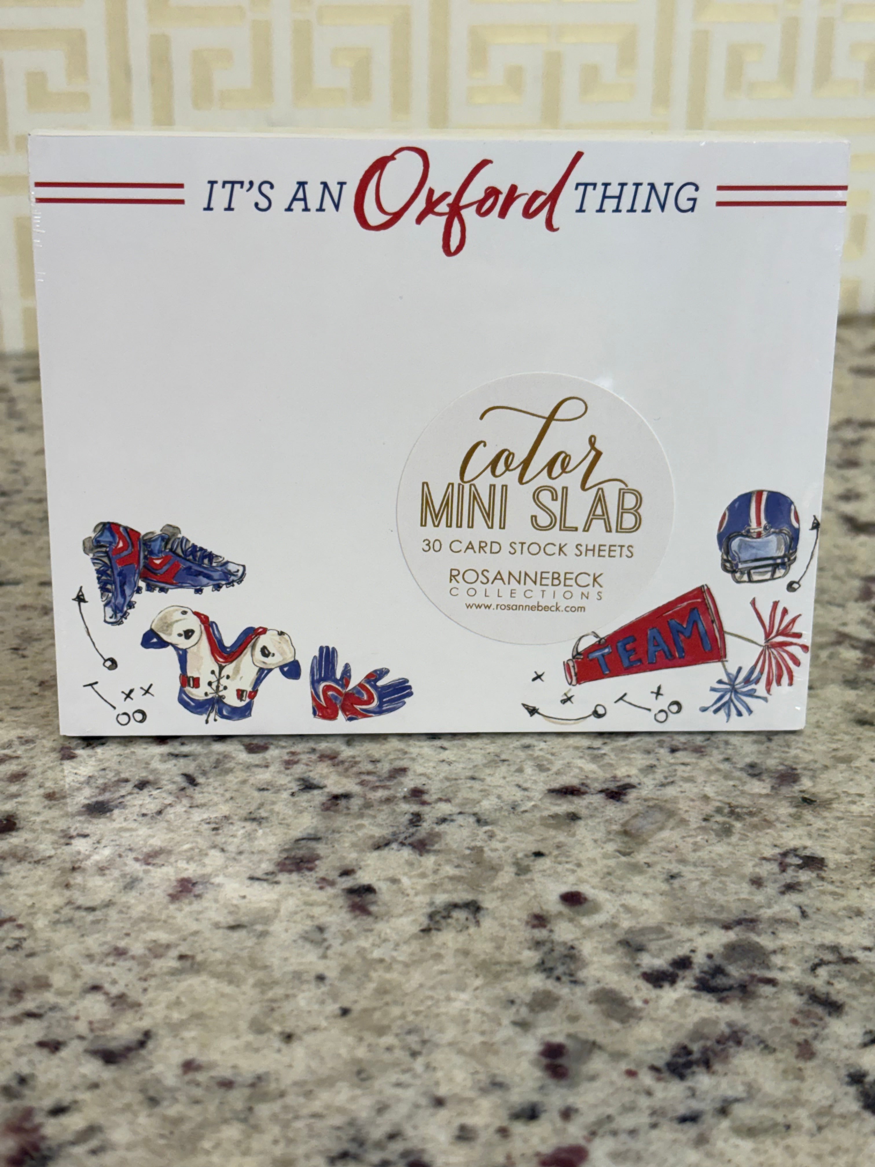RB Ole Miss Mini Notebook Slab