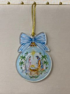 Rosanne Beck Acrylic Holy Family Ornament
