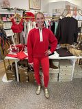 Varley Anika Half Zip Fleece Pink Begonia