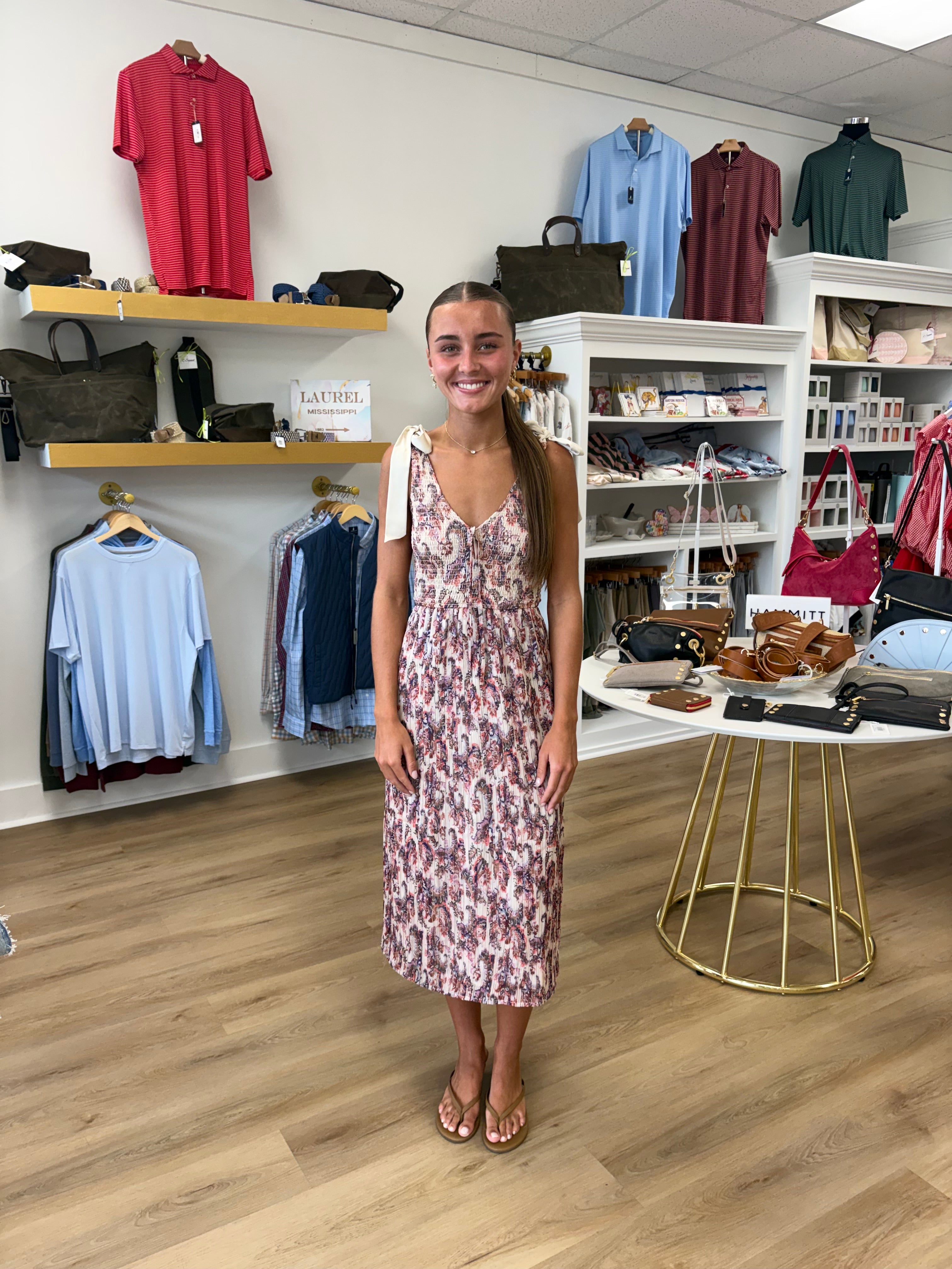 Sadie and Sage Multi Midi Dress