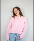 Things Between Pale Pink Piper Cardigan Sweater