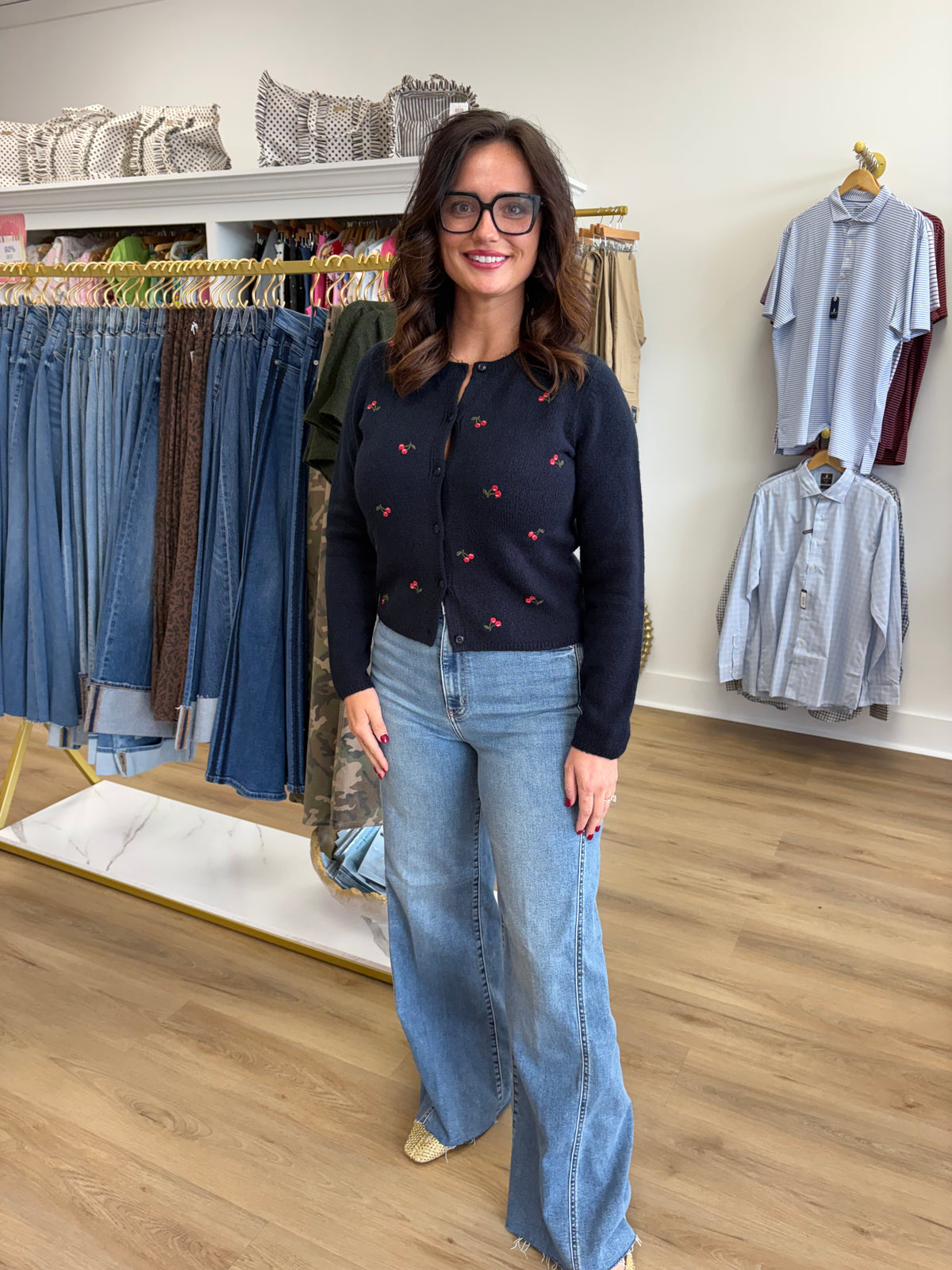 DAZE Far Out Denim High Rise In Make Believe
