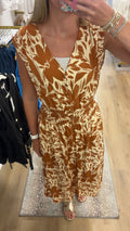 Velvet Heart Persa Cocoa Floral Dress