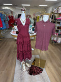Johnnie O Beau Polo in Maroon
