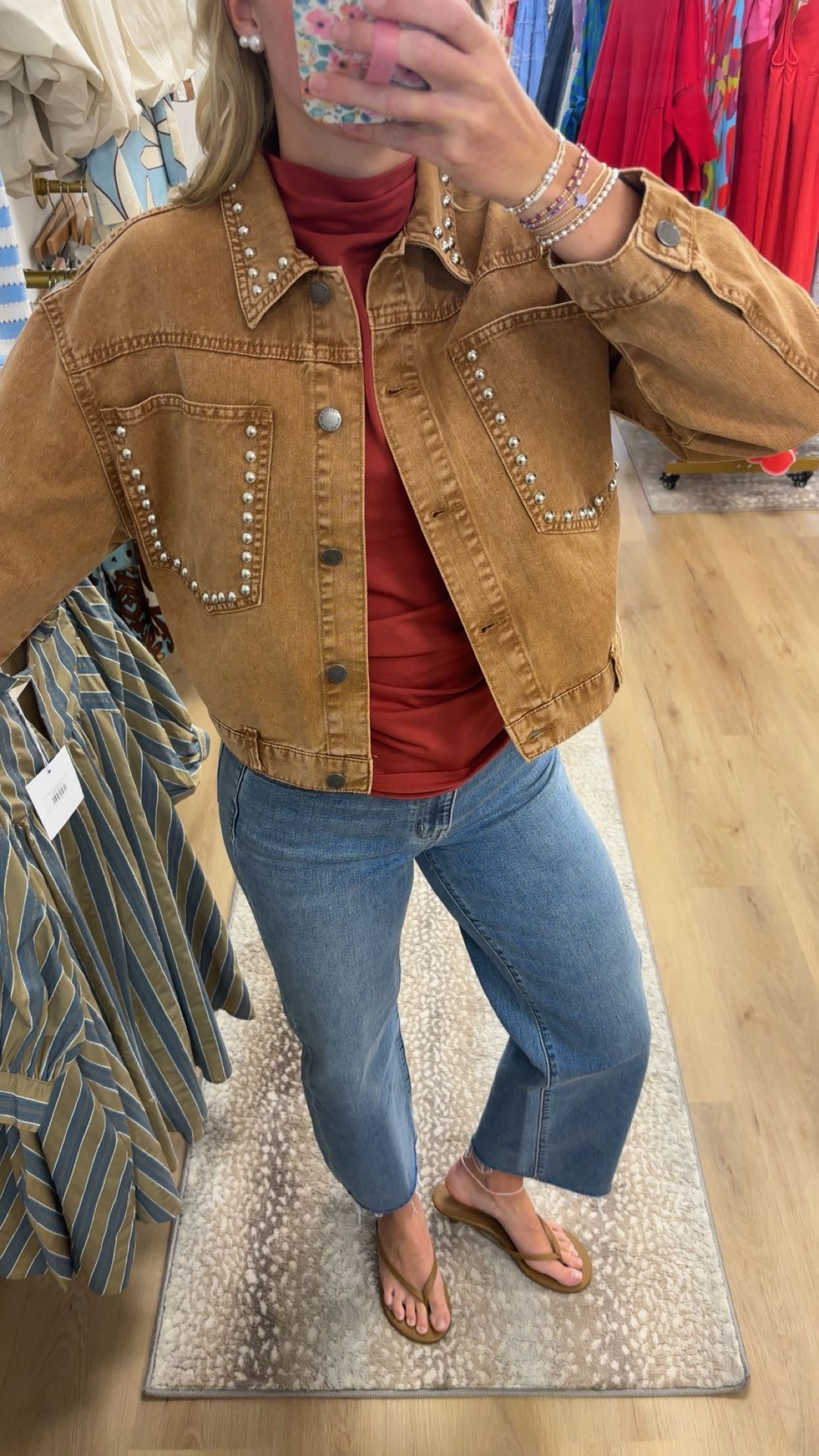 Velvet Heart Shira Long Sleeve Desert Denim Jacket