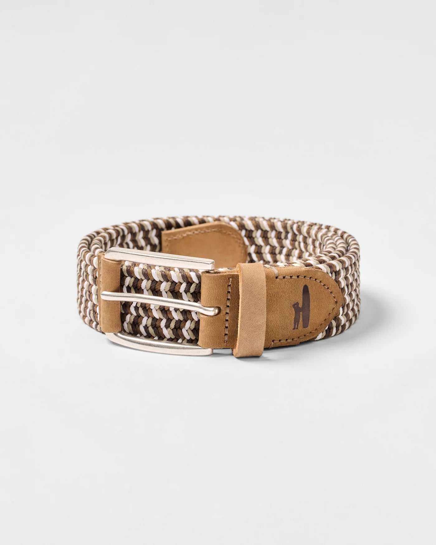 Johnnie O Cotton Stretch Brown Belt