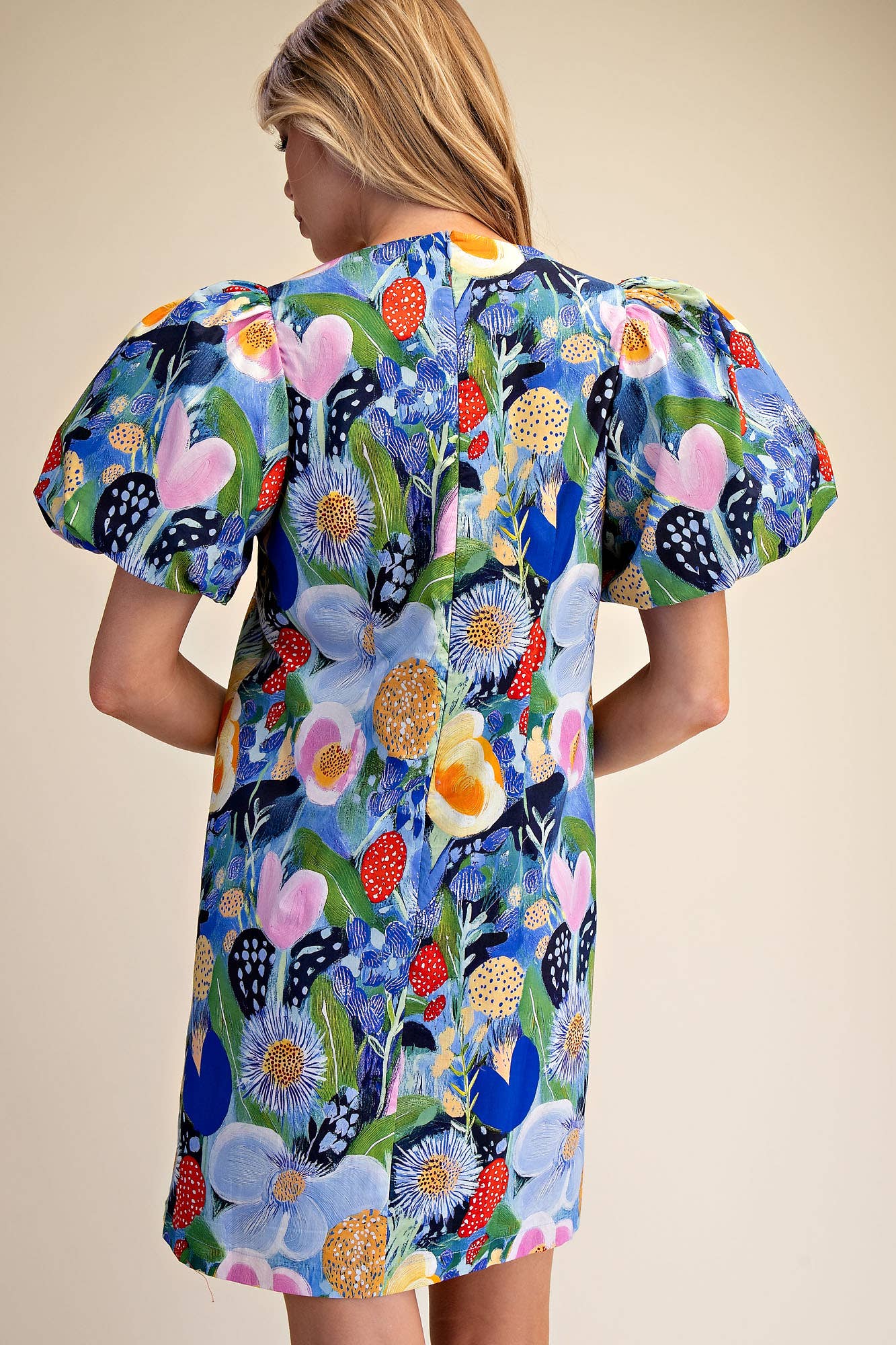 GLAM Floral Mini Dress M