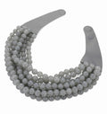 NEW CHUNKY BEADED LAYERED MAGNETIC NECKLACE
