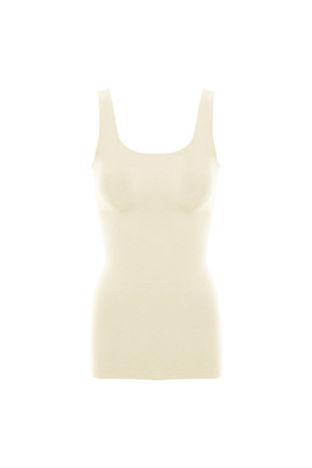 Sugarlips - Seamless Scoop Neck Tank Top: Black / ONE