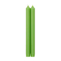Caspari Chartreuse Candle Pairs 10 inch