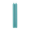 Caspari Turq Candle Pairs 10 inch