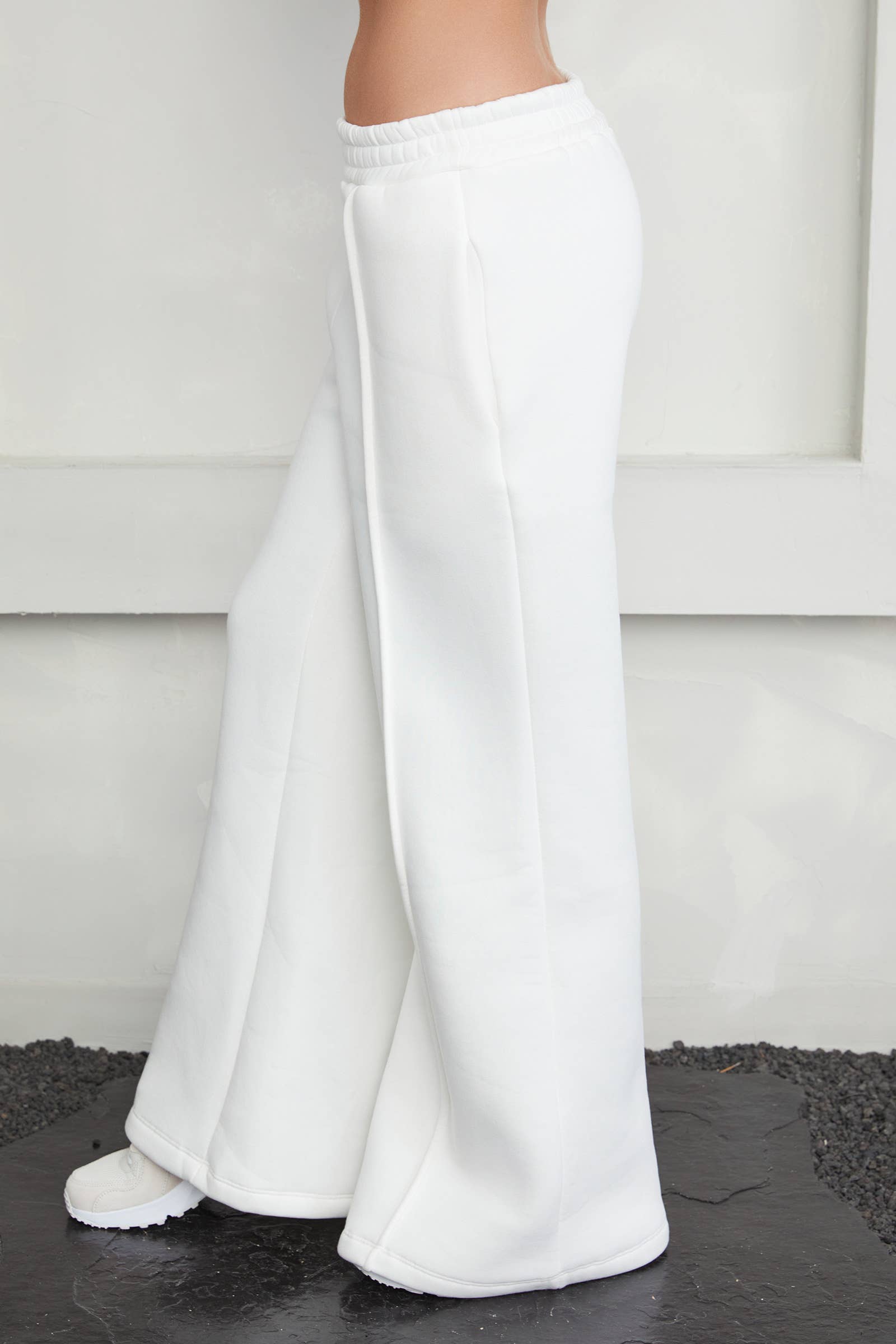 MILIO MILANO - COZY FLEECE WIDE LEG PANT (77111)