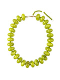 Gemelli - Bailey Chunky Beaded Necklace- Chartreuse