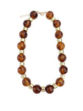 Gemelli - Jessica Chunky Beaded Necklace - Tortoise