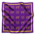 Purple & Gold Gameday Bandana Scarf LSU MASCOT