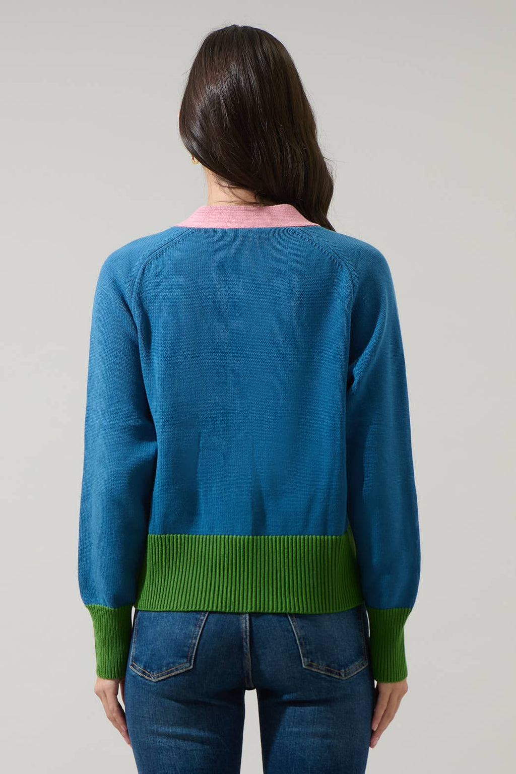 Sugarlips - Hendria Color Block Cardigan