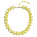 Gemelli - Marlan Chunky Beaded Necklace- Yellow Mix