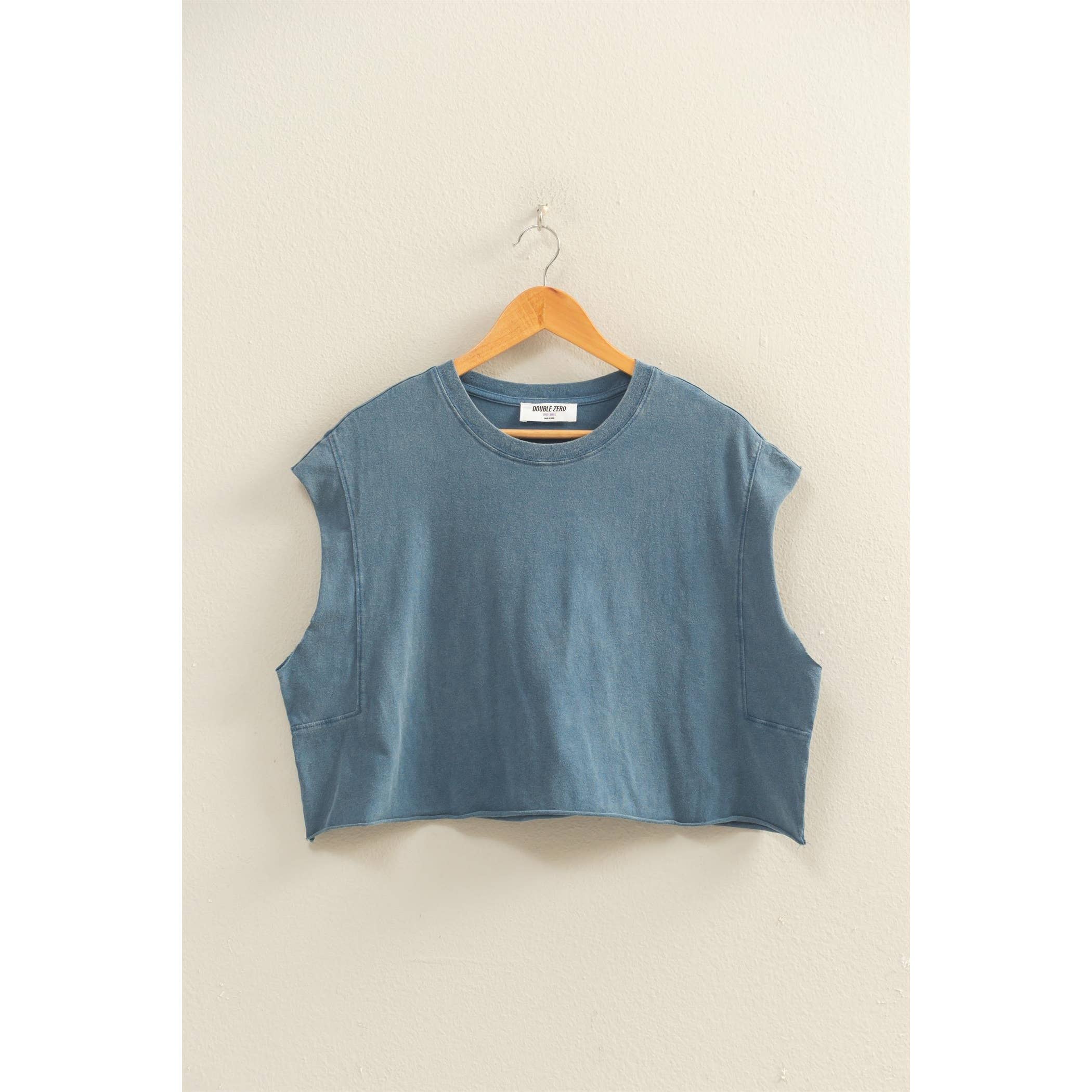 Double Zero - Crew Neck Boxy : MINT