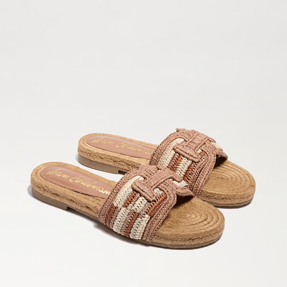 Sam Edelman Miya Brown Raffia Sandal
